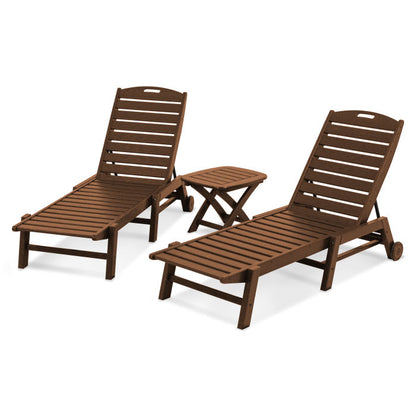 Nautical 3-Piece Chaise Set