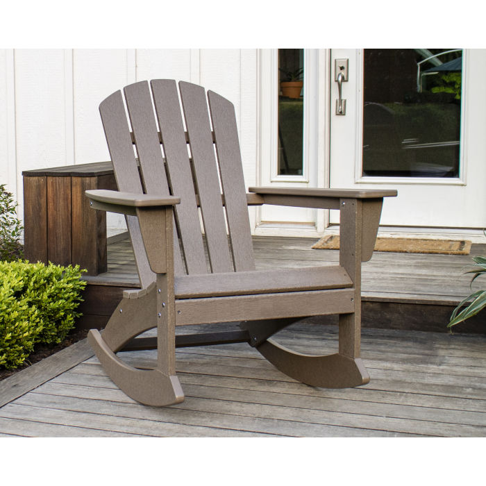 Nautical Adirondack Rocking Chair