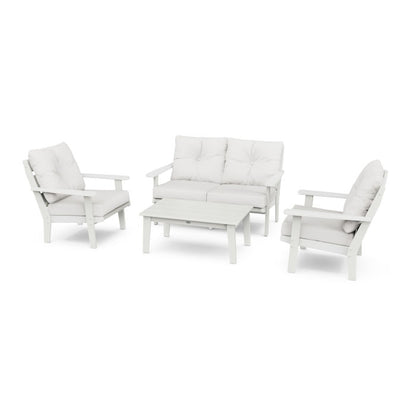 Lakeside 4-Piece Deep Seating Set in Vintage Finish