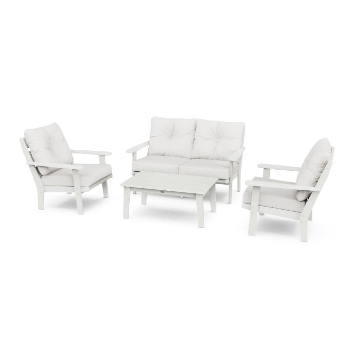 Lakeside 4-Piece Deep Seating Set in Vintage Finish
