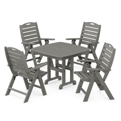 Nautical Highback Chair 5-Piece Dining Set