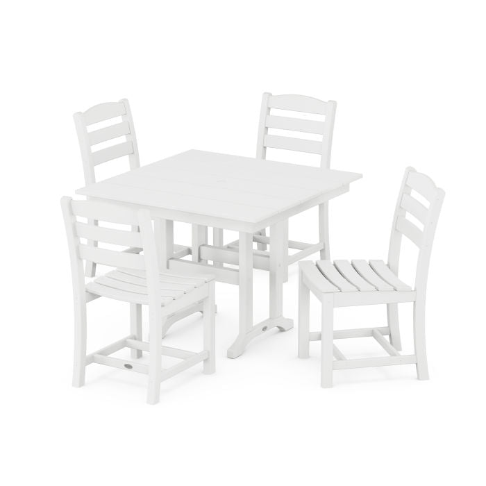 La Casa Café Side Chair 5-Piece Farmhouse Dining Set
