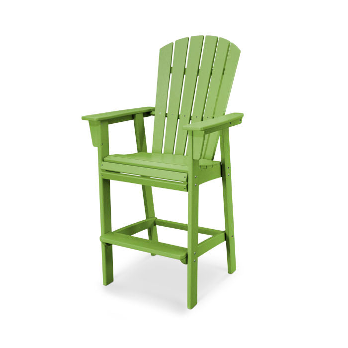 Nautical Curveback Adirondack Bar Chair