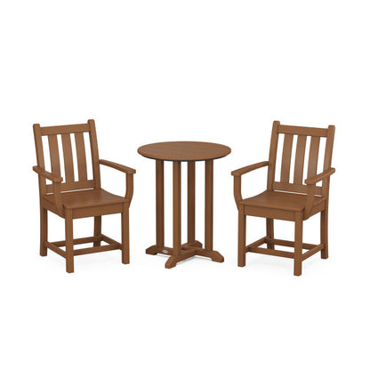 Traditional Garden 3-Piece Round Dining Set
