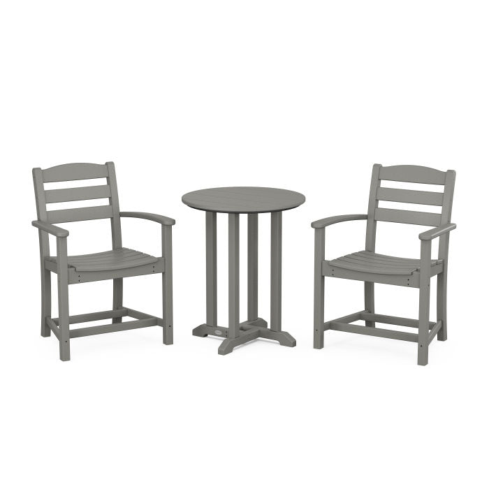 La Casa Café 3-Piece Round Dining Set