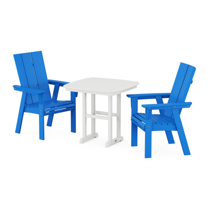 Modern Adirondack 3-Piece Dining Set