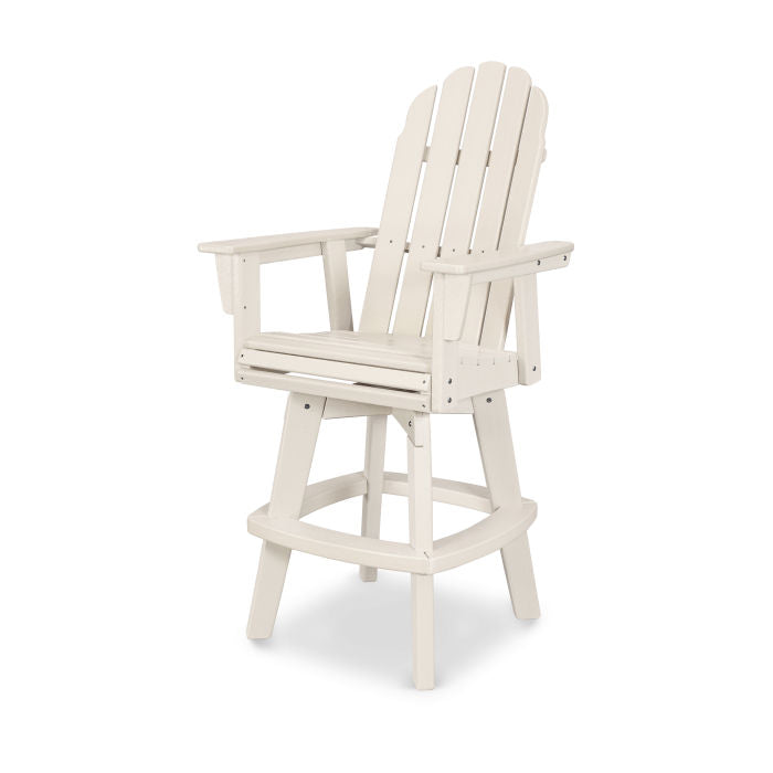Vineyard Curveback Adirondack Swivel Bar Chair