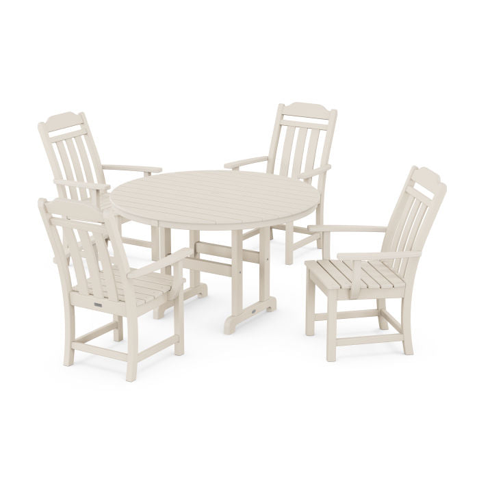 Country Living 5-Piece Round Farmhouse Dining Set