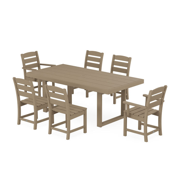 Lakeside 7-Piece Dining Set in Vintage Finish