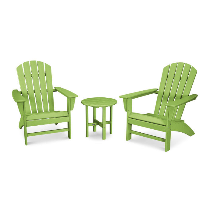 Nautical 3-Piece Adirondack Set