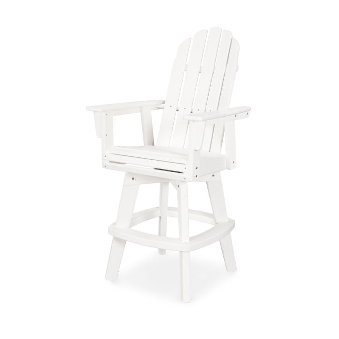 Vineyard Curveback Adirondack Swivel Bar Chair