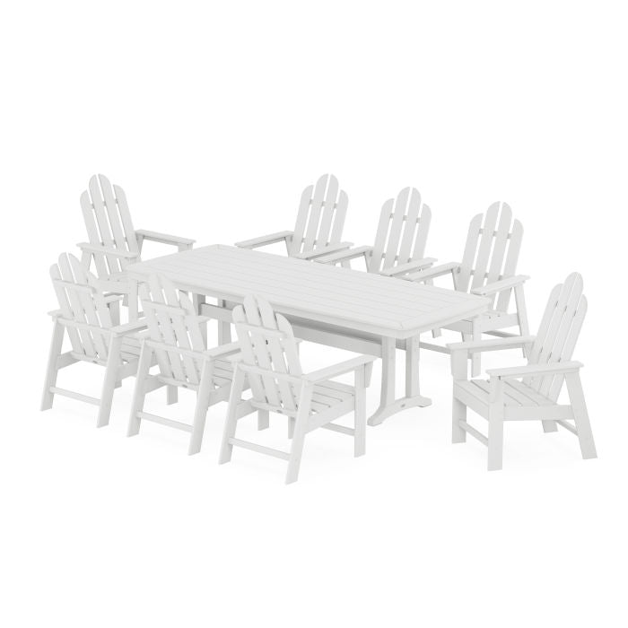 Long Island 9-Piece Dining Set with Trestle Legs