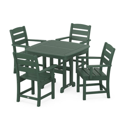 Lakeside 5-Piece Arm Chair Dining Set