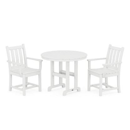 Traditional Garden 3-Piece Round Dining Set