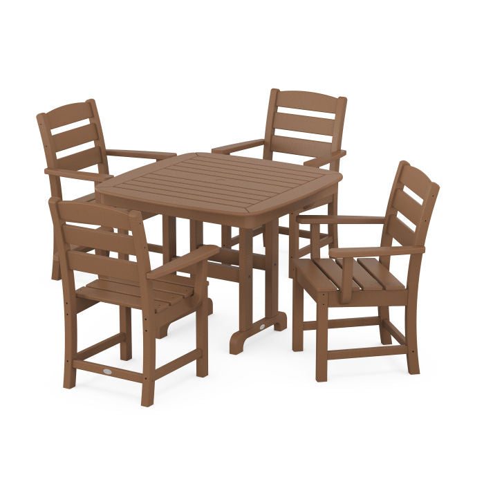 Lakeside 5-Piece Arm Chair Dining Set