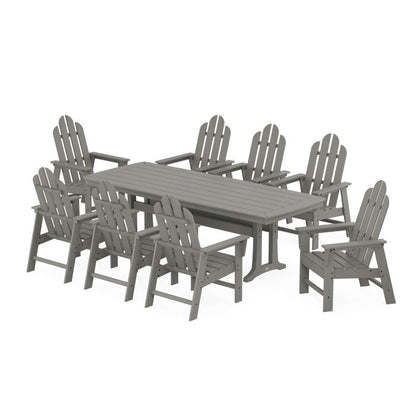 Long Island 9-Piece Dining Set with Trestle Legs
