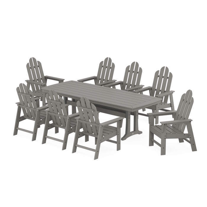 Long Island 9-Piece Dining Set with Trestle Legs