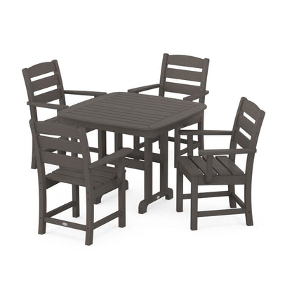 Lakeside 5-Piece Dining Set in Vintage Finish