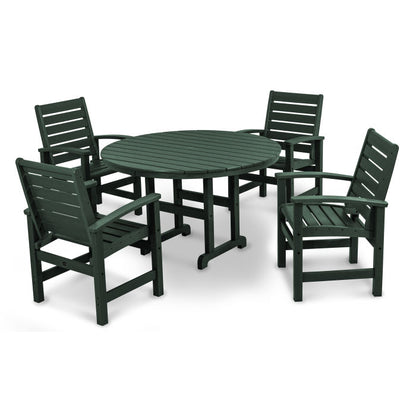 Signature 5-Piece Round Farmhouse Dining Set