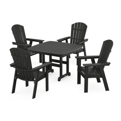 Nautical Curveback Adirondack 5-Piece Dining Set