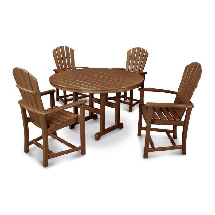 Palm Coast 5-Piece Round Farmhouse Dining Set