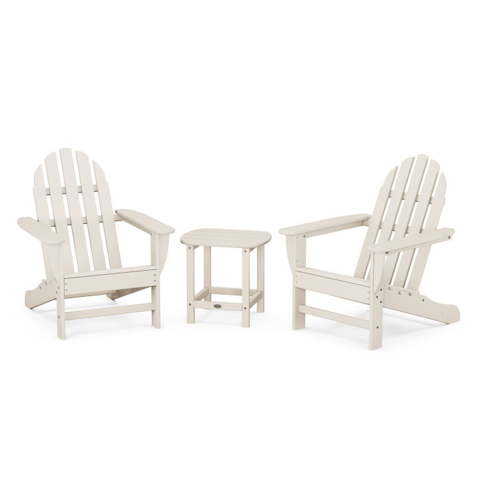 Classic Adirondack 3-Piece Set with South Beach 18" Side Table