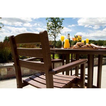 Nautical Trestle 48" Round Bar Table