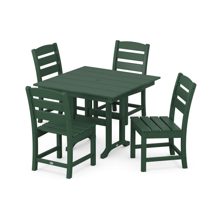 Lakeside Side Chair 5-Piece Farmhouse Dining Set