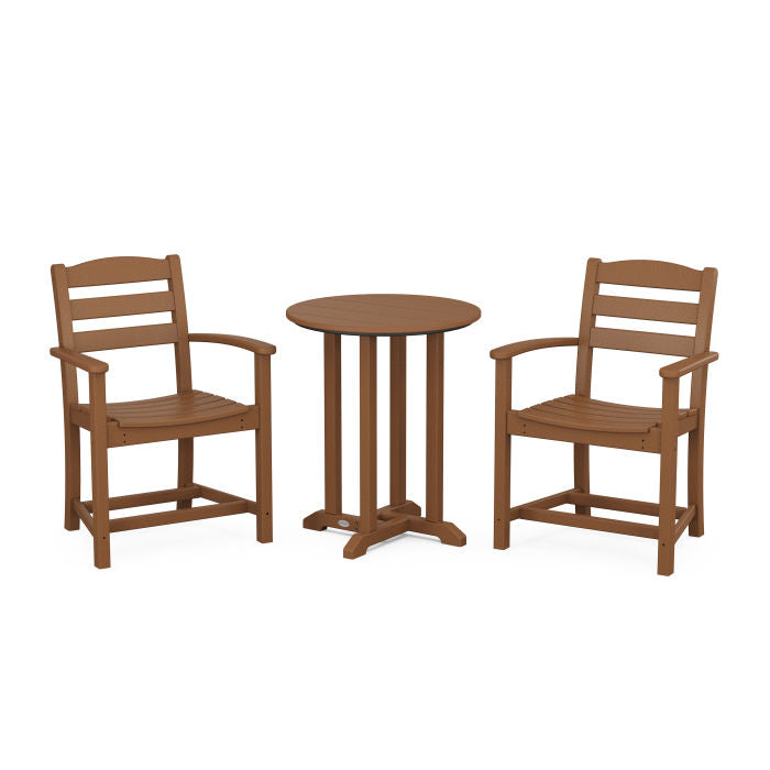 La Casa Café 3-Piece Round Dining Set