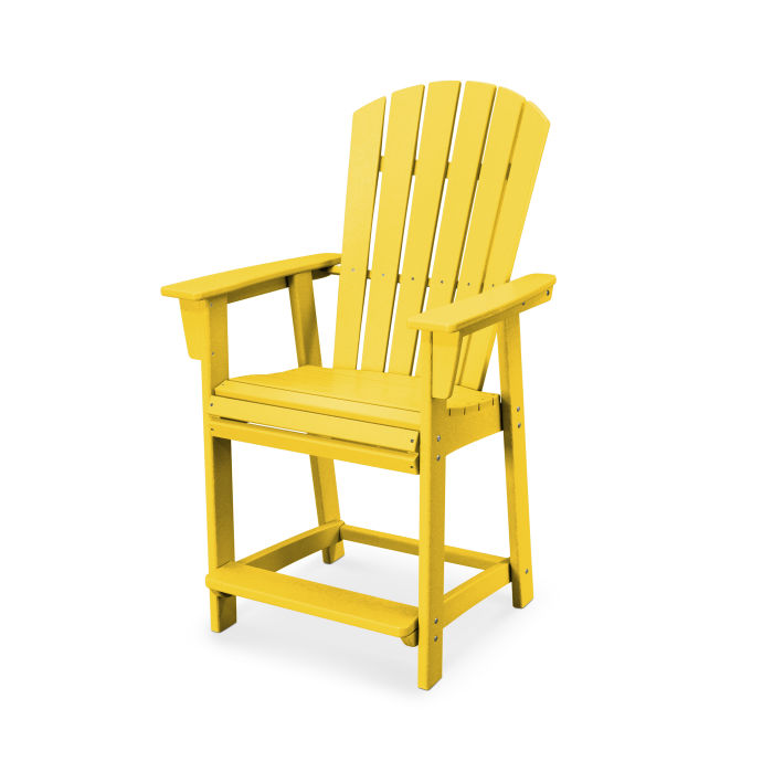 Nautical Curveback Adirondack Counter Chair