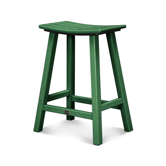 Traditional 24" Saddle Bar Stool