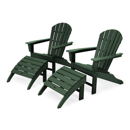 South Beach 4-Piece Adirondack Set
