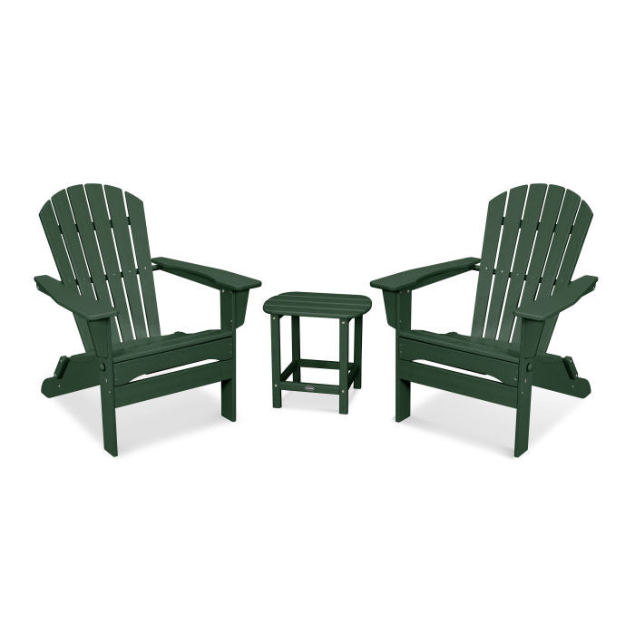 South Beach 3-Piece Folding Adirondack Set