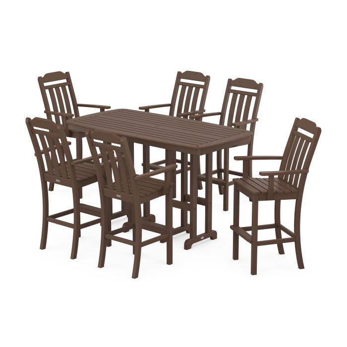 Country Living Arm Chair 7-Piece Bar Set