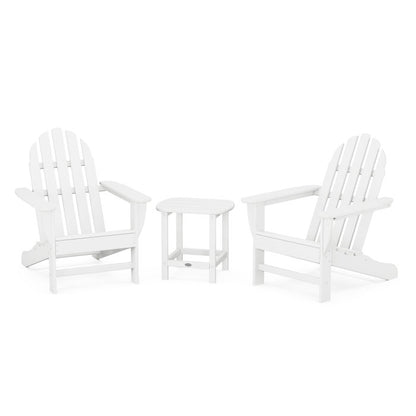Classic Adirondack 3-Piece Set with South Beach 18" Side Table