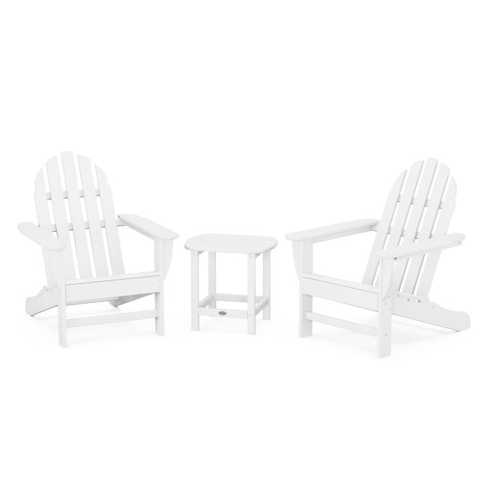 Classic Adirondack 3-Piece Set with South Beach 18" Side Table