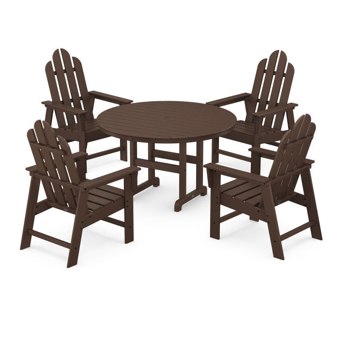 Long Island 5-Piece Round Farmhouse Dining Set