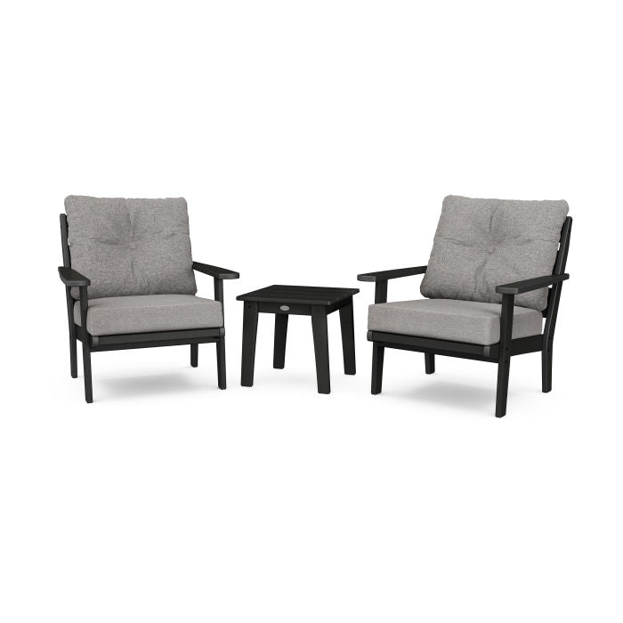 Lakeside 3-Piece Deep Seating Chair Set
