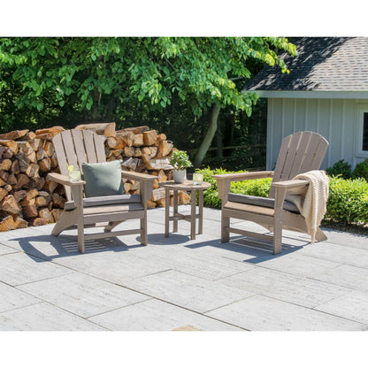Nautical 3-Piece Adirondack Set
