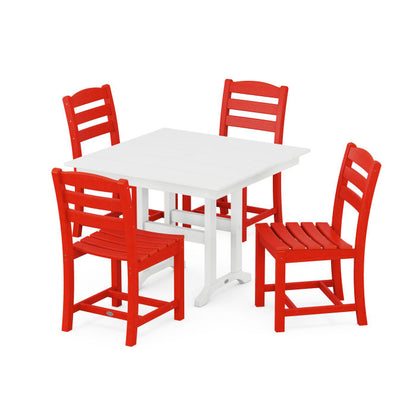 La Casa Café Side Chair 5-Piece Farmhouse Dining Set