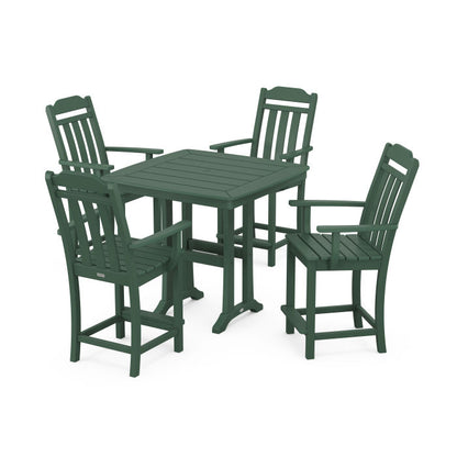 Country Living 5-Piece Counter Set with Trestle Legs