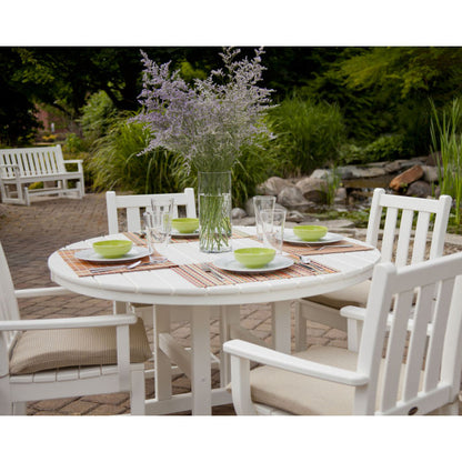 Traditional Garden 5-Piece Round Farmhouse Dining Set