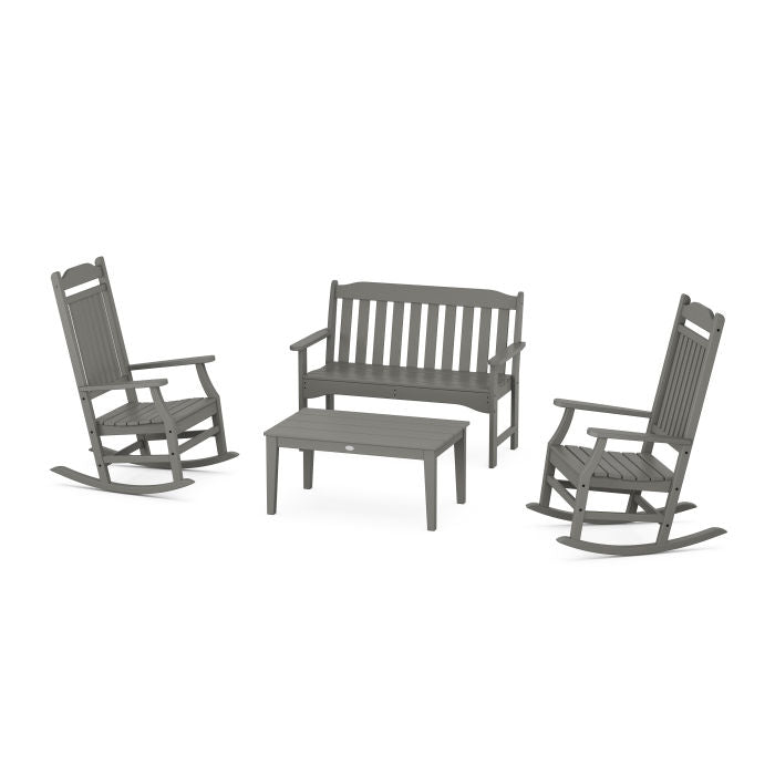 Cottage Rocking Chair 4-Piece Porch Set
