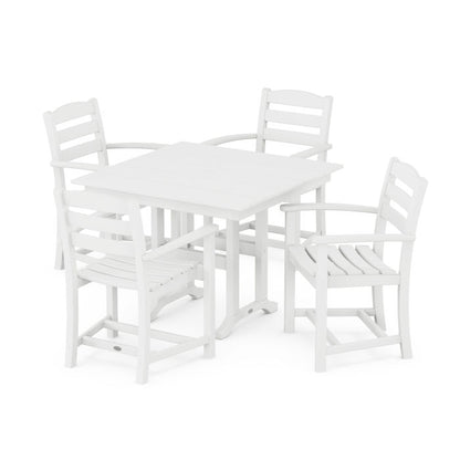 La Casa Café 5-Piece Farmhouse Dining Set