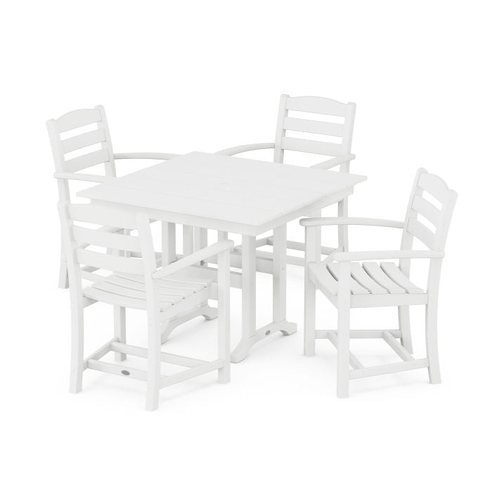 La Casa Café 5-Piece Farmhouse Dining Set