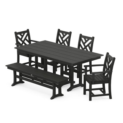 Chippendale 6-Piece Farmhouse Dining Set