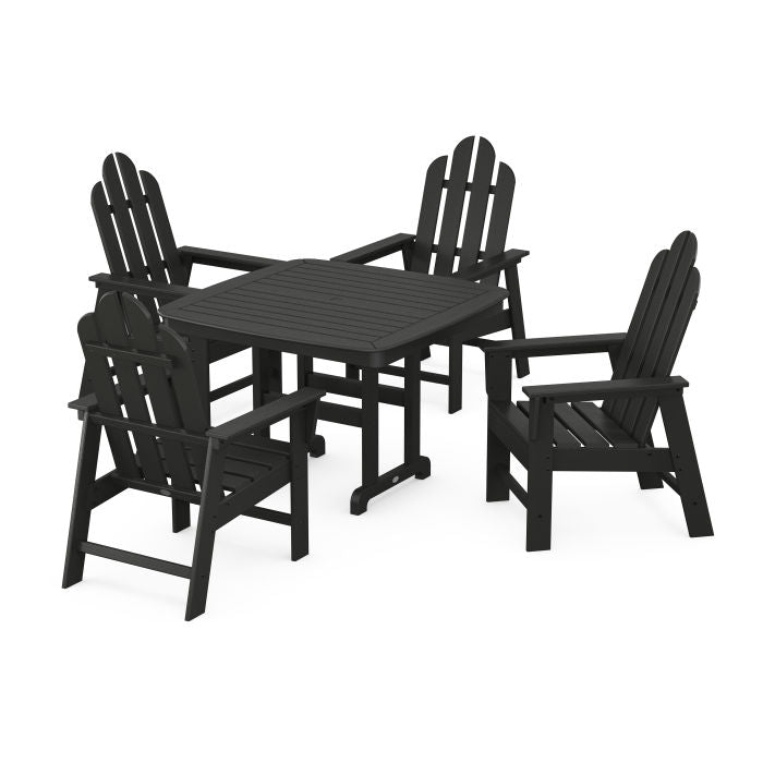 Long Island 5-Piece Dining Set with Trestle Legs