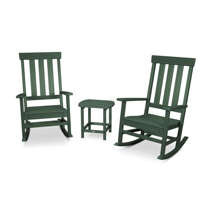 Portside 3-Piece Porch Rocking Chair Set