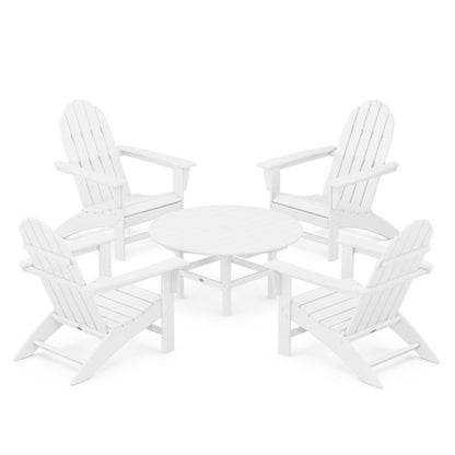 Vineyard 5-Piece Adirondack Chair Conversation Set