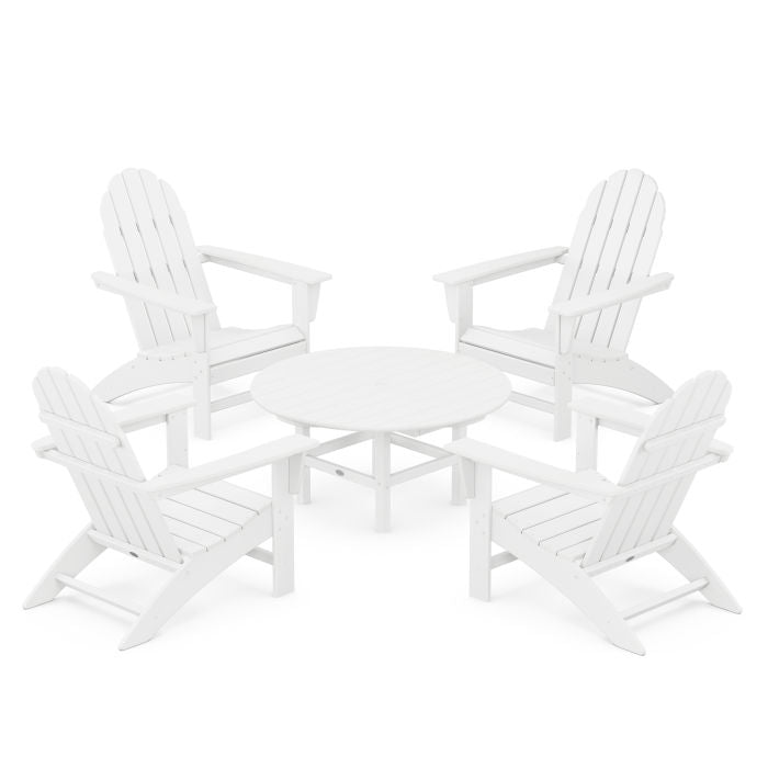 Vineyard 5-Piece Adirondack Chair Conversation Set